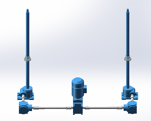 蝸（wō）輪絲杆升降機方案