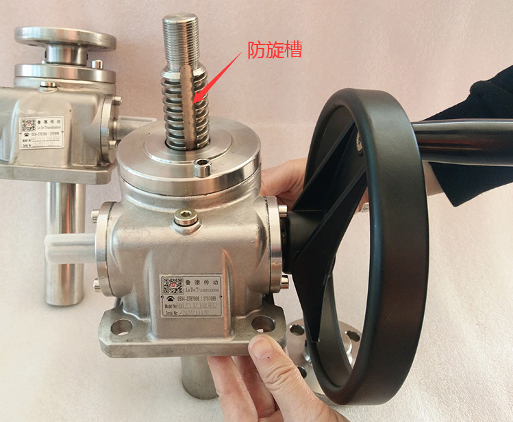 <strong>蝸輪絲（sī）杆（gǎn）升降機</strong>防（fáng）旋轉