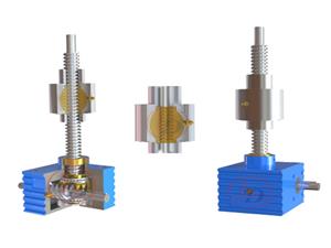 調心螺母-浮（fú）動（dòng）螺母絲杆升（shēng）降機-自定心螺母升降機